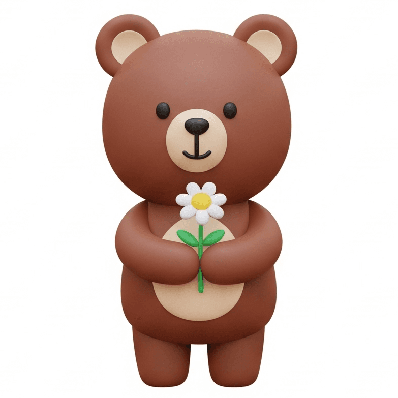 든든한 해바라기 곰돌이 (Bear)